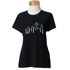 Frasier T-Shirt Ladies NEW *Pick your color & size* Seattle skyline